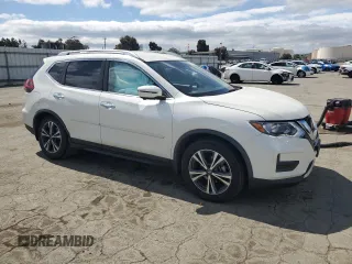 2019 Nissan Rogue SV with VIN JN8AT2MT4KW258912, listed as a Copart auction lot 50789385 with 76,068 mi miles and Salvage Title. Bid and sale history available at carsss.com. Image 4.