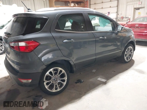 2021 Ford EcoSport Titanium z VIN MAJ6S3KL6MC398208, wystawiony jako IAAI lot #41770252 z przebiegiem 78 569 mil mil oraz . Historia ofert i sprzedaży dostępna na DreamBid. Obrazek 4.