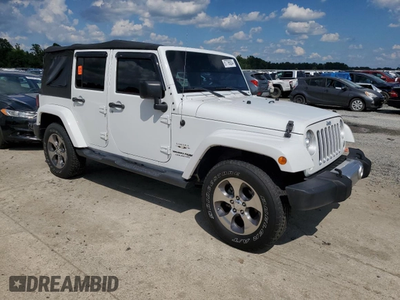 2018 Jeep Wrangler JK Unlimited Sahara with VIN 1C4HJWEG2JL922021, listed as a Copart auction lot 67796004 with 82,056 mi miles and Salvage Title. Bid and sale history available at carsss.com. Image 4.