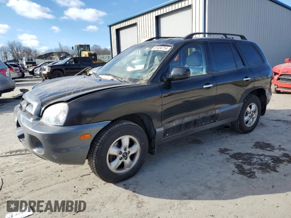 2005 Hyundai Santa Fe GLS with VIN KM8SC73E95U945251, listed as a Copart auction lot 87434714 with 140,560 mi miles and Salvage Title. Bid and sale history available at carsss.com. Image 1.