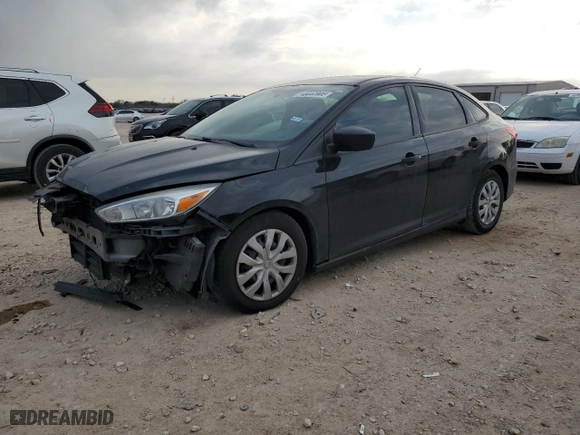 2016 Ford Focus S with VIN 1FADP3E22GL297232, listed as a Copart auction lot 45947005 with 105,497 mi miles and Salvage Title. Bid and sale history available at carsss.com. Image 1.