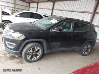 2018 Jeep Compass Limited with VIN 3C4NJDCB0JT484070, listed as a IAAI auction lot 41920645 with 36,015 mi miles. Bid and sale history available at carsss.com. Image 14.