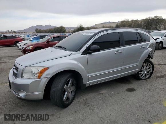 2008 Dodge Caliber R/T with VIN 1B3HB78K28D503675, listed as a Copart auction lot 42827395 with 161,960 mi miles and Salvage Title. Bid and sale history available at DreamBid. Image 1.