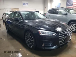 2019 Audi A5 Sportback Premium Plus with VIN WAUBNCF59KA003973, listed as a Copart auction lot 82727443 with 83,187 mi miles. Bid and sale history available at carsss.com. Image 4.