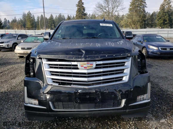 2017 Cadillac Escalade Platinum with VIN 1GYS4DKJ0HR271118, listed as a Copart auction lot 44752175 with 91,223 mi miles and Salvage Title. Bid and sale history available at carsss.com. Image 5.