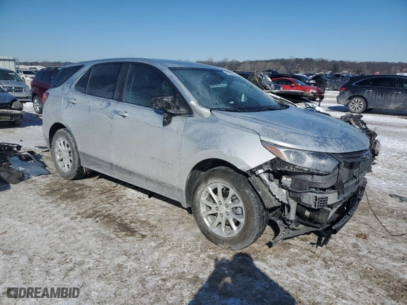 2021 Chevrolet Equinox LT with VIN 3GNAXKEV5MS167492, listed as a Copart auction lot 45908355 with 30,722 mi miles and Salvage Title. Bid and sale history available at carsss.com. Image 4.