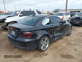 2013 BMW 1 Series 128i with VIN WBAUP7C52DVP24985, listed as a IAAI auction lot 41368682 with 107,294 mi miles and . Bid and sale history available at carsss.com. Image 4.