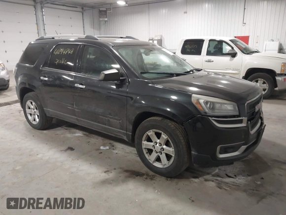 2014 GMC Acadia SLE with VIN 1GKKRPKD3EJ374079, listed as a IAAI auction lot 41294848 with 144,394 mi miles. Bid and sale history available at carsss.com. Image 1.