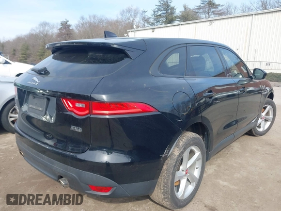 2018 Jaguar F-Pace 30t Premium with VIN SADCJ2GX9JA237496, listed as a IAAI auction lot 41672620 with 80,061 mi miles and . Bid and sale history available at DreamBid. Image 4.