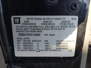 2003 Chevrolet Silverado 1500 LS с VIN 2GCEK19T431132402, выставлен на аукционе IAAI как лот 41278893 с пробегом 167 312 миль миль и . История ставок и продаж доступна на DreamBid. Изображение 9.