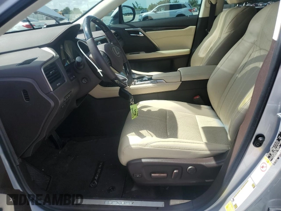 2019 Lexus RX 350 with VIN 2T2ZZMCAXKC135144, listed as a Copart auction lot 65119585 with 61,138 mi miles and Salvage title. Bid and sale history available at DreamBid. Image 7.