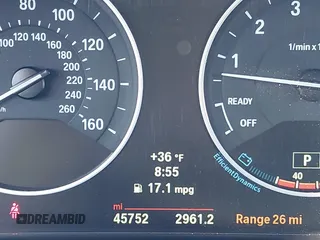 2014 BMW 3 Series 335i xDrive with VIN WBA3B9G55ENR90731, listed as a IAAI auction lot 41807046 with 45,752 mi miles and . Bid and sale history available at carsss.com. Image 15.