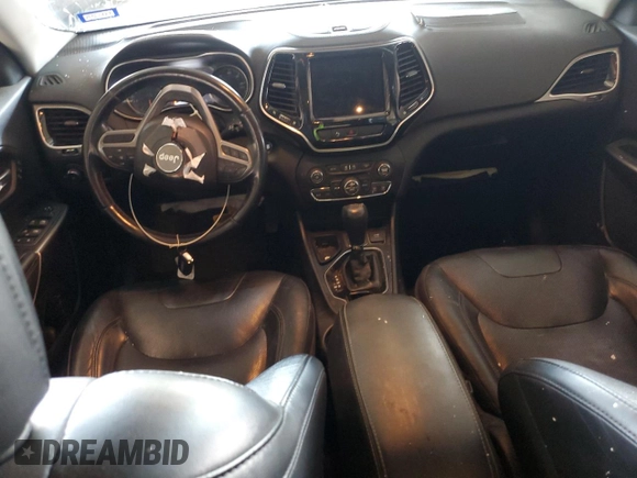2020 Jeep Cherokee Limited with VIN 1C4PJLDBXLD587216, listed as a Copart auction lot 62034105 with 118,926 mi miles and Salvage title. Bid and sale history available at DreamBid. Image 8.