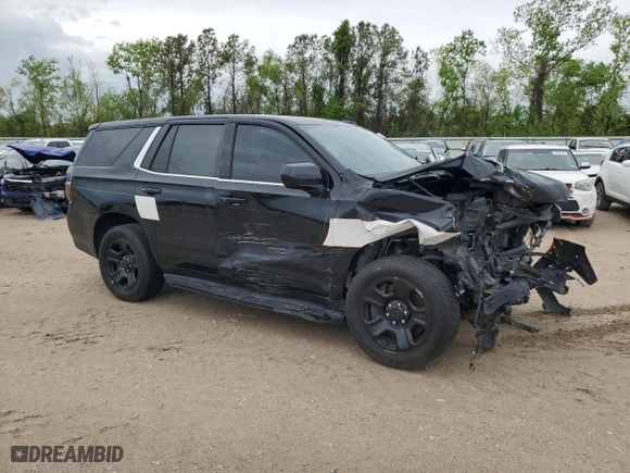 2021 Chevrolet Tahoe Commercial with VIN 1GNSCLED3MR356898, listed as a Copart auction lot 43929865 with 69,650 mi miles and Salvage Title. Bid and sale history available at carsss.com. Image 4.