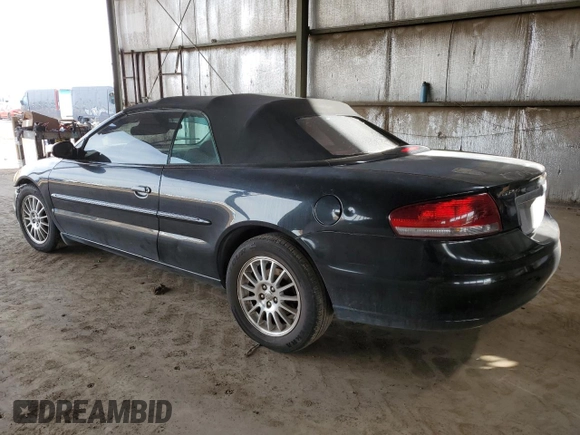 2004 Chrysler Sebring LXi with VIN 1C3EL55R54N346611, listed as a Copart auction lot 50862655 with 123,414 mi miles and Non repairable. Bid and sale history available at DreamBid. Image 2.