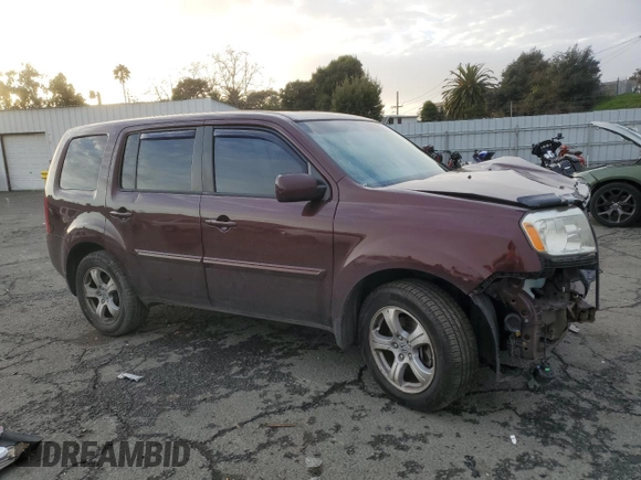 2012 Honda Pilot EX-L with VIN 5FNYF4H5XCB076999, listed as a Copart auction lot 86664354 with 238,922 mi miles and Salvage Title. Bid and sale history available at DreamBid. Image 4.