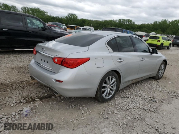 2016 Infiniti Q50 Premium with VIN JN1CV7AP9GM201646, listed as a Copart auction lot 55310955 with 126,180 mi miles and Clean Title. Bid and sale history available at DreamBid. Image 3.