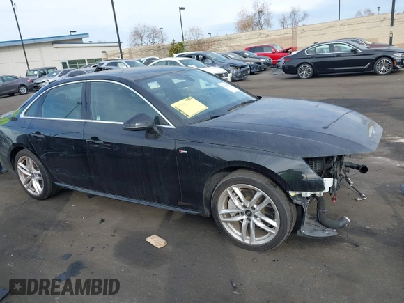 2021 Audi A4 S line Premium with VIN WAUDAAF44MA054560, listed as a IAAI auction lot 41165005 with 31,548 mi miles and . Bid and sale history available at DreamBid. Image 14.