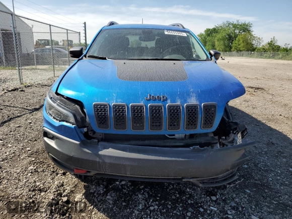 2019 Jeep Cherokee Trailhawk with VIN 1C4PJMBX9KD393862, listed as a Copart auction lot 56695905 with 64,334 mi miles and Salvage title. Bid and sale history available at DreamBid. Image 5.