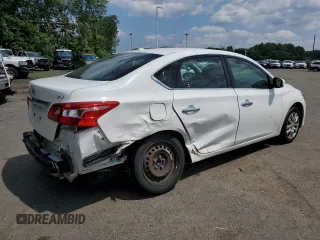 2017 Nissan Sentra SV with VIN 3N1AB7AP6HY363717, listed as a Copart auction lot 61388475 with 76,880 mi miles and Salvage title. Bid and sale history available at DreamBid. Image 3.