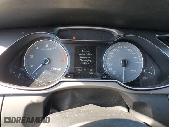 2013 Audi S4 Premium Plus z VIN WAUBGAFL6DA235575, wystawiony jako Copart lot #50396795 z przebiegiem 103 300 mil mil oraz Szkoda całkowita • Salvage title. Historia ofert i sprzedaży dostępna na DreamBid. Obrazek 9.