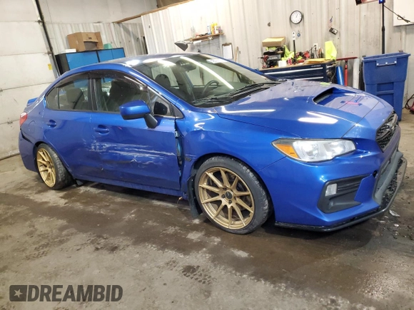 2018 Subaru WRX with VIN JF1VA1A65J9806222, listed as a Copart auction lot 89337105 with 106,725 mi miles and Salvage Title. Bid and sale history available at carsss.com. Image 4.