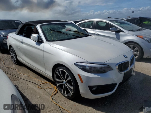 2018 BMW 2 Series 230i xDrive with VIN WBA2K1C50JVD41273, listed as a Copart auction lot 75304094 with 0 mi miles and Non Repairable. Bid and sale history available at carsss.com. Image 4.