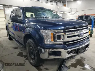 2018 Ford F-150 XL with VIN 1FTEW1E56JKE03369, listed as a Copart auction lot 42951815 with 168,518 mi miles and Salvage title. Bid and sale history available at DreamBid. Image 4.