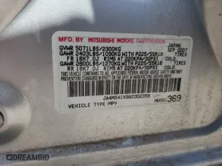 2008 Mitsubishi Outlander XLS with VIN JA4MS41X98Z002359, listed as a Copart auction lot 80348244 with 133,379 mi miles and Salvage Title. Bid and sale history available at carsss.com. Image 16.