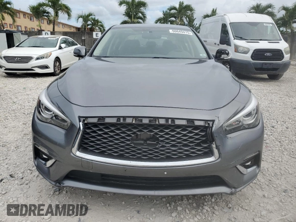 2019 Infiniti Q50 Luxe с VIN JN1EV7ARXKM552889, выставлен на аукционе Copart как лот 60649415 с пробегом 58 128 миль миль и Списание • Salvage title. История ставок и продаж доступна на DreamBid. Изображение 5.
