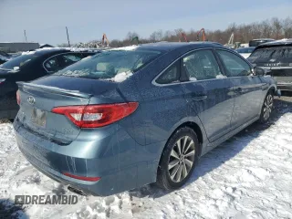 2017 Hyundai Sonata Sport with VIN 5NPE34AF0HH439270, listed as a Copart auction lot 89333675 with 194,457 mi miles and Salvage Title. Bid and sale history available at DreamBid. Image 3.