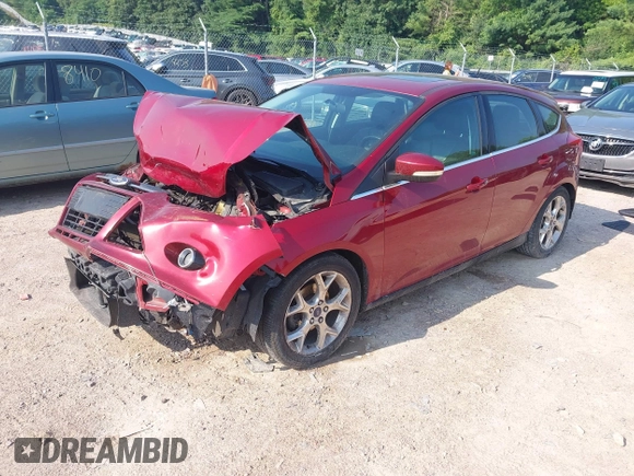 2014 Ford Focus Titanium z VIN 1FADP3N22EL381967, wystawiony jako IAAI lot #42782495 z przebiegiem 160 503 mil mil oraz . Historia ofert i sprzedaży dostępna na DreamBid. Obrazek 17.