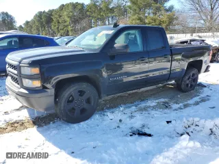 2015 Chevrolet Silverado 1500 Work Truck with VIN 1GCRCPEC8FZ277137, listed as a Copart auction lot 87787655 with 202,318 mi miles and Salvage Title. Bid and sale history available at carsss.com. Image 1.