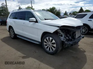 2019 Mercedes-Benz GLS with VIN 4JGDF6EE6KB223623, listed as a Copart auction lot 54008493 with 58,064 mi miles. Bid and sale history available at carsss.com. Image 4.