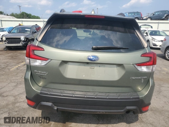 2019 Subaru Forester Premium with VIN JF2SKAGC1KH577229, listed as a Copart auction lot 60798565 with 43,035 mi miles and Salvage title. Bid and sale history available at DreamBid. Image 6.