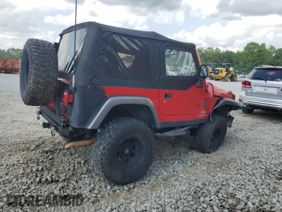 2004 Jeep Wrangler X с VIN 1J4FA39SX4P790444, выставлен на аукционе Copart как лот 56385635 с пробегом 195 355 миль миль и Списание • Salvage title. История ставок и продаж доступна на DreamBid. Изображение 3.