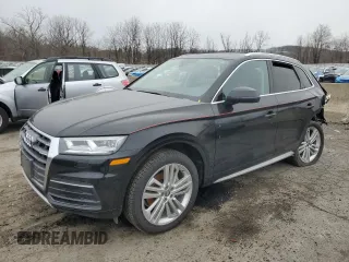 2018 Audi Q5 Premium Plus with VIN WA1BNAFY5J2073944, listed as a Copart auction lot 52778875 with 48,083 mi miles and Salvage Title. Bid and sale history available at carsss.com. Image 1.