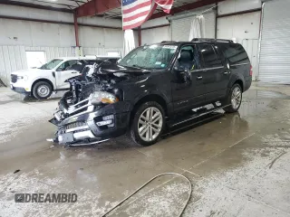 2017 Ford Expedition Max Platinum z VIN 1FMJK1MT0HEA58242, wystawiony jako Copart lot #56903255 z przebiegiem 92 653 mil mil oraz Szkoda całkowita • Salvage title. Historia ofert i sprzedaży dostępna na DreamBid. Obrazek 1.