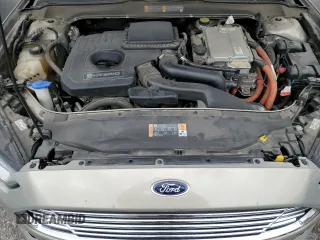 2015 Ford Fusion Titanium Hybrid with VIN 3FA6P0RUXFR115229, listed as a Copart auction lot 54629355 with 76,671 mi miles and Salvage title. Bid and sale history available at DreamBid. Image 11.