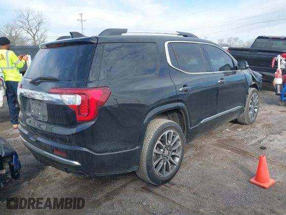 2022 GMC Acadia Denali with VIN 1GKKNPLSXNZ148311, listed as a IAAI auction lot 41660883 with 123,974 mi miles. Bid and sale history available at carsss.com. Image 4.