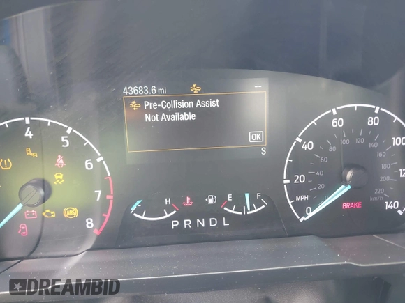 2022 Ford Maverick XL with VIN 3FTTW8E9XNRA77225, listed as a IAAI auction lot 42001176 with 43,683 mi miles and . Bid and sale history available at DreamBid. Image 7.