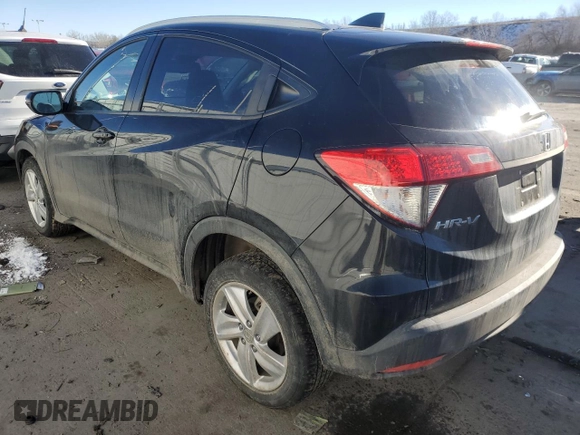 2019 Honda HR-V EX-L with VIN 3CZRU6H72KM721883, listed as a Copart auction lot 43215435 with 46,670 mi miles and Salvage Title. Bid and sale history available at carsss.com. Image 2.