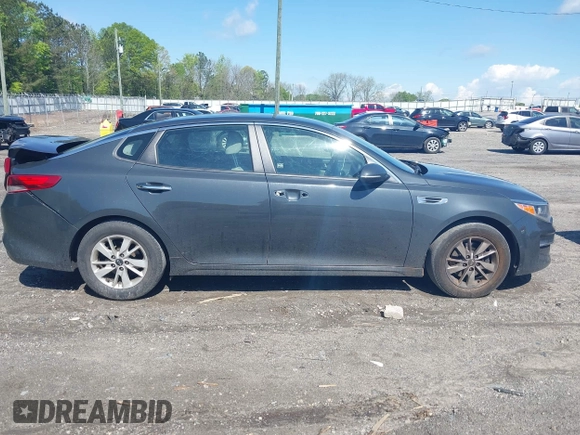 2016 Kia Optima LX with VIN KNAGT4L3XG5078248, listed as a IAAI auction lot 42011616 with 150,000 mi miles. Bid and sale history available at carsss.com. Image 13.