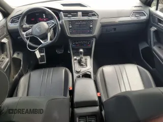 2022 Volkswagen Tiguan SE R-Line Black with VIN 3VV8B7AX0NM091052, listed as a Copart auction lot 60020515 with 46,687 mi miles and Salvage title. Bid and sale history available at DreamBid. Image 8.