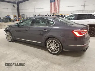 2014 Kia Cadenza Premium with VIN KNALN4D70E5165793, listed as a Copart auction lot 82120484 with 75,129 mi miles and Salvage Title. Bid and sale history available at carsss.com. Image 2.