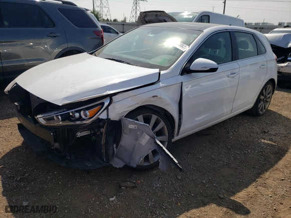 2018 Hyundai Elantra GT Sport with VIN KMHH55LC7JU082080, listed as a Copart auction lot 68723884 with 38,867 mi miles and Salvage Title. Bid and sale history available at carsss.com. Image 1.