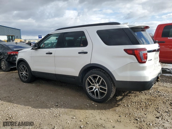2017 Ford Explorer Sport with VIN 1FM5K8GT2HGB31427, listed as a Copart auction lot 48358285 with 97,712 mi miles and Salvage Title. Bid and sale history available at carsss.com. Image 2.