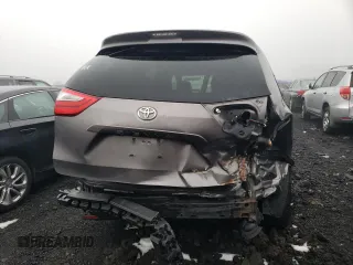 2016 Toyota Sienna LE with VIN 5TDJK3DC6GS135317, listed as a Copart auction lot 87875305 with 213,770 mi miles and Salvage Title. Bid and sale history available at carsss.com. Image 6.
