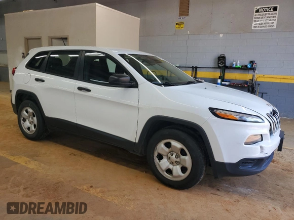 2017 Jeep Cherokee Sport z VIN 1C4PJMAS6HW566899, wystawiony jako Copart lot #52349685 z przebiegiem 155 877 mil mil oraz Szkoda całkowita • Salvage title. Historia ofert i sprzedaży dostępna na DreamBid. Obrazek 4.