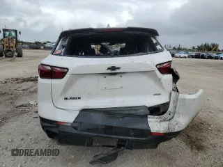 2020 Chevrolet Blazer RS z VIN 3GNKBERS2LS631437, wystawiony jako Copart lot #85185324 z przebiegiem Nie podano mil oraz Nie do naprawy • Non repairable. Historia ofert i sprzedaży dostępna na DreamBid. Obrazek 6.
